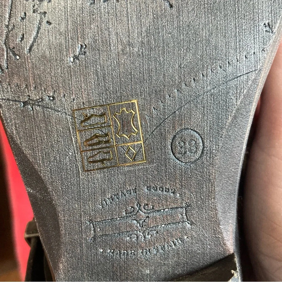 VERACRUZ Sz 39 Western Style Stacked Heel Made in  Spain Bohemian Ankle Boots - Picture 8 of 14